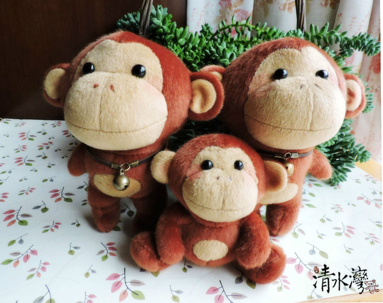 猴年做猴——站立的猴子（清水灣原創(chuàng)布藝手工玩偶） - 清水灣手工布藝 - 掬花在手,必有芬芳拂袖
