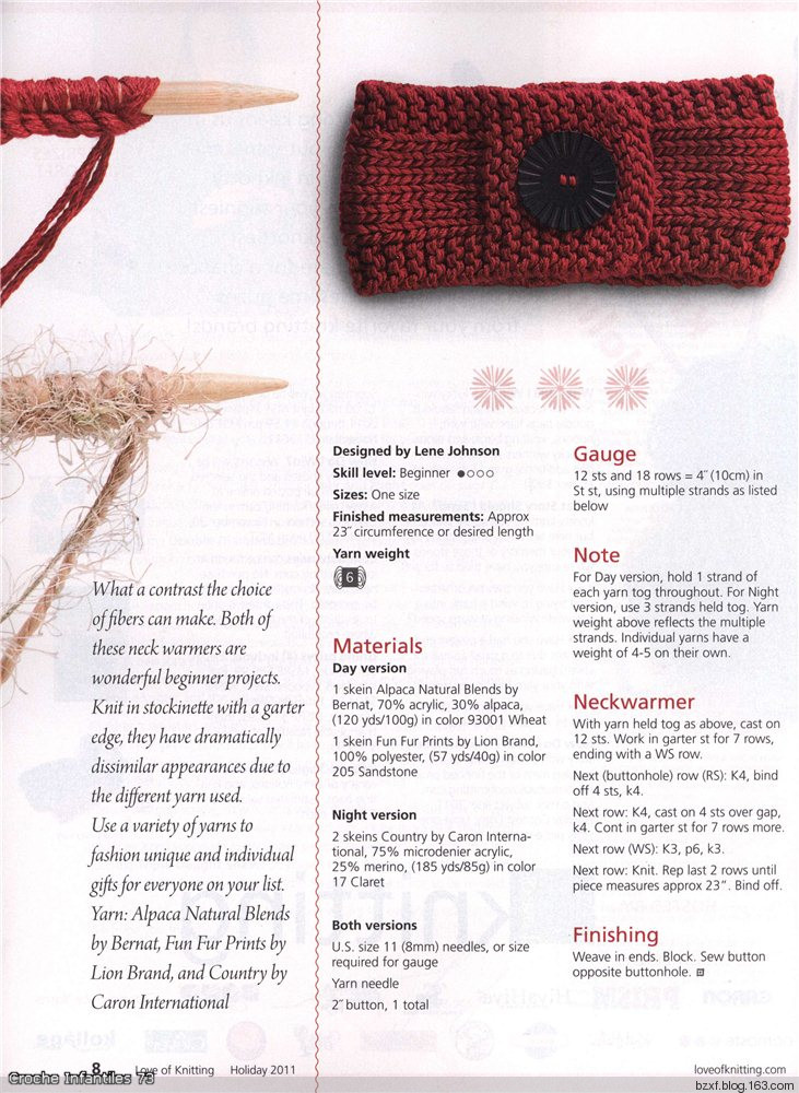 Love of Knitting Holiday 11 - 編織幸福 - 編織幸福的博客