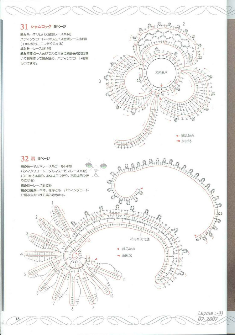 日文花飾128(1) - 木棉花 - 雨茫茫，霧茫茫，盼望花開，花已落……