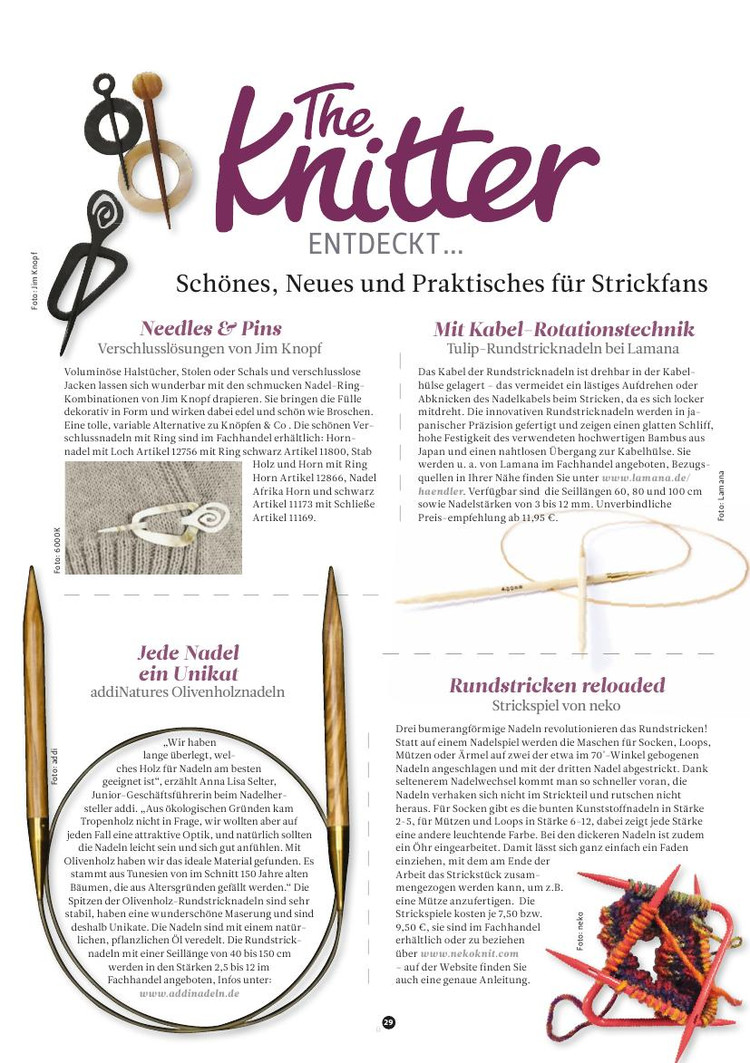 The Knitter №23 2015 - 輕描淡寫 - 輕描淡寫