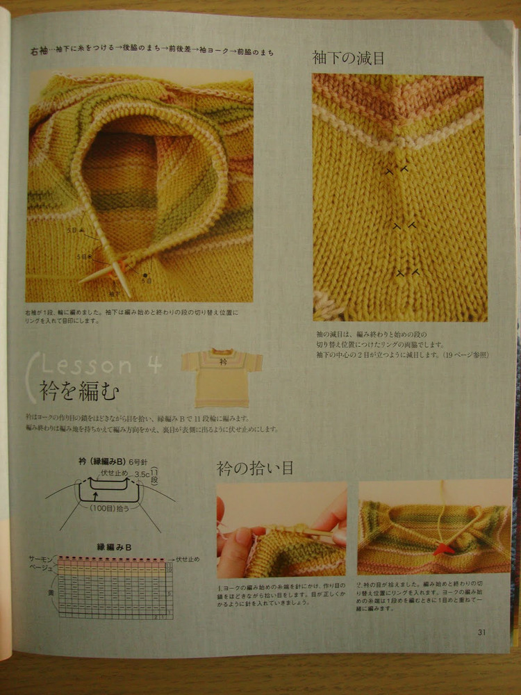 （日文）棒編圓肩 插肩服裝 - 紫蘇 - 紫蘇的博客