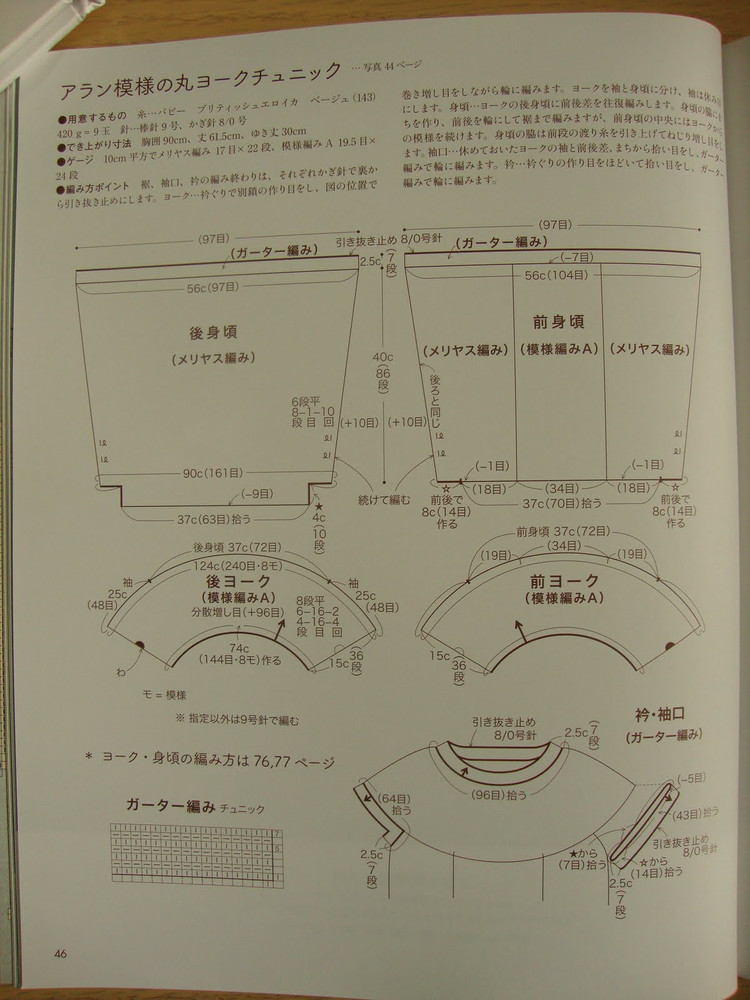 （日文）棒編圓肩 插肩服裝 - 紫蘇 - 紫蘇的博客