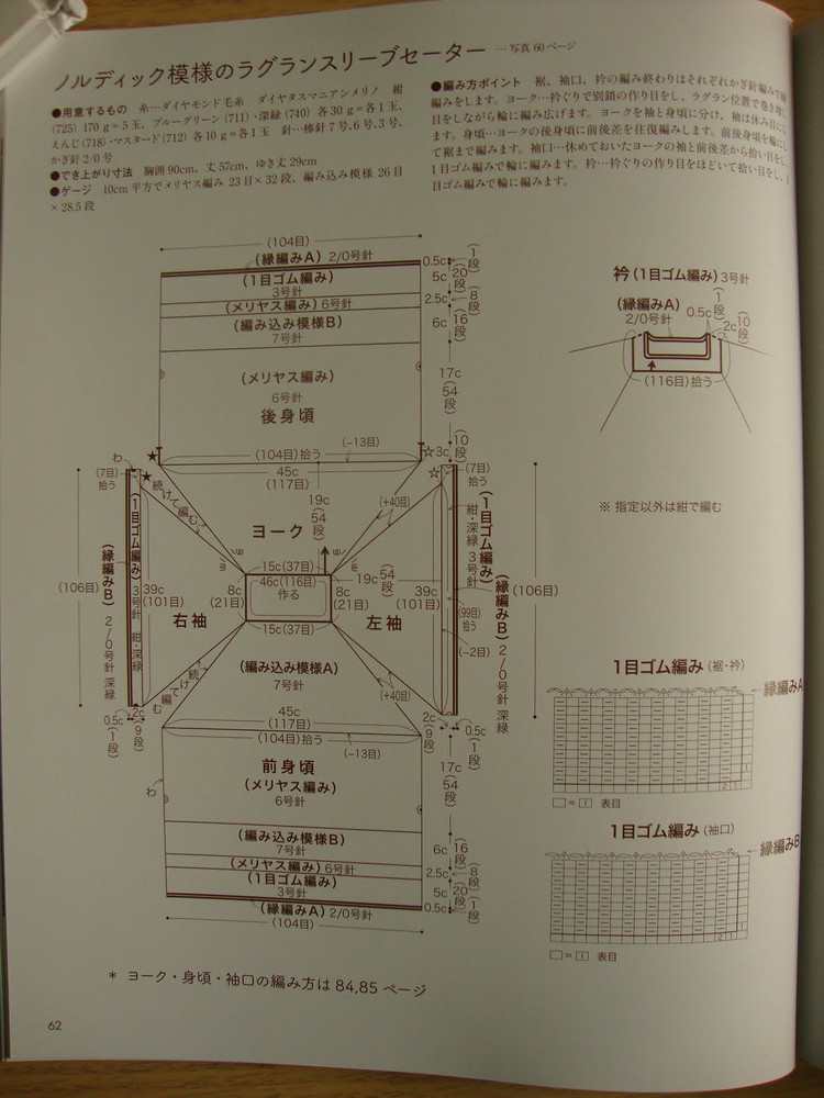 （日文）棒編圓肩 插肩服裝 - 紫蘇 - 紫蘇的博客