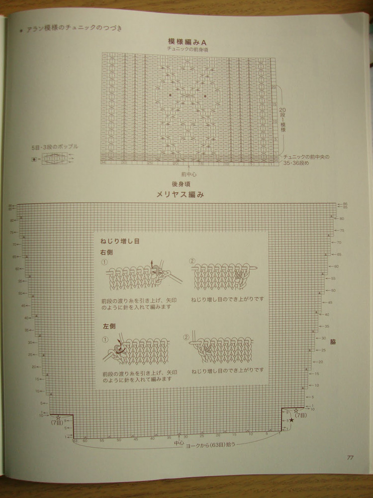 （日文）棒編圓肩 插肩服裝 - 紫蘇 - 紫蘇的博客
