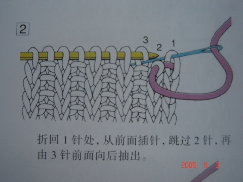 羅紋針收針法 - 麥子 - 心靈港灣