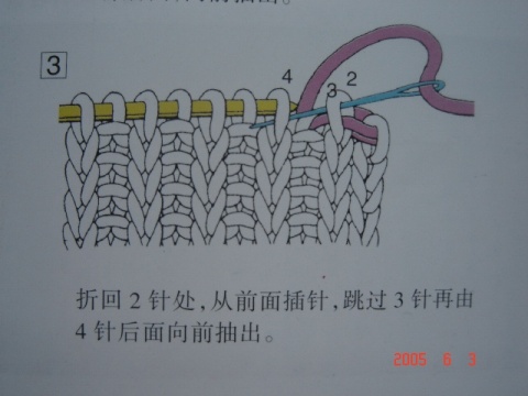 羅紋針收針法 - 麥子 - 心靈港灣