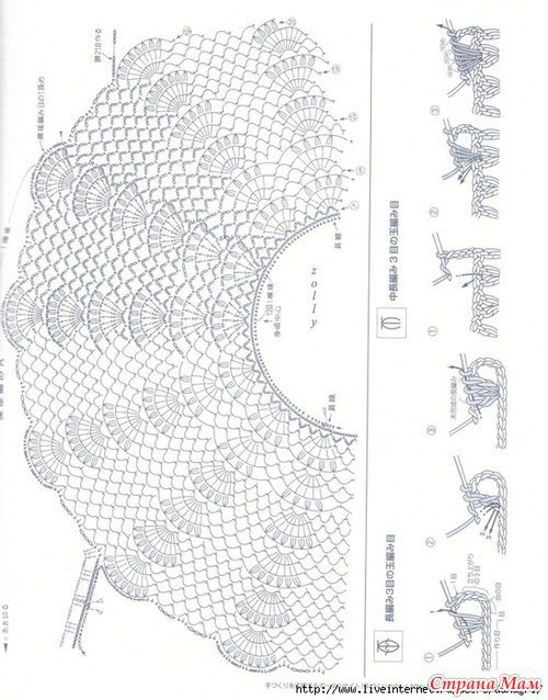 扇面花大全之一（可鉤圓肩衣和裙擺） - 柳芯飄雪 - 柳芯飄雪的博客