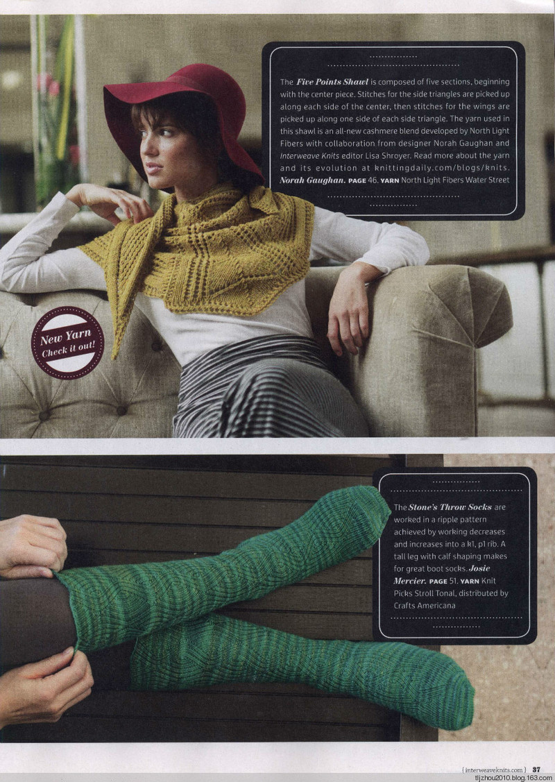 Interweave Knits - Spring 2015 - 紫蘇 - 紫蘇的博客
