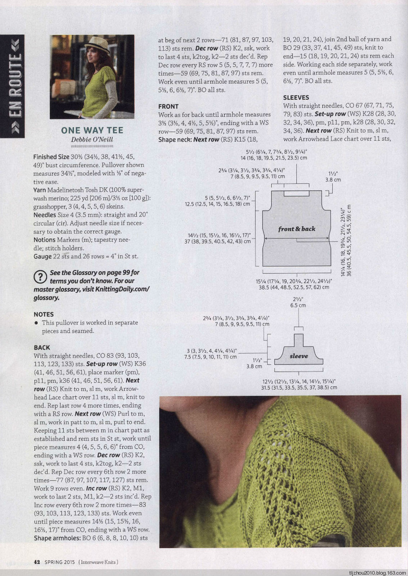 Interweave Knits - Spring 2015 - 紫蘇 - 紫蘇的博客
