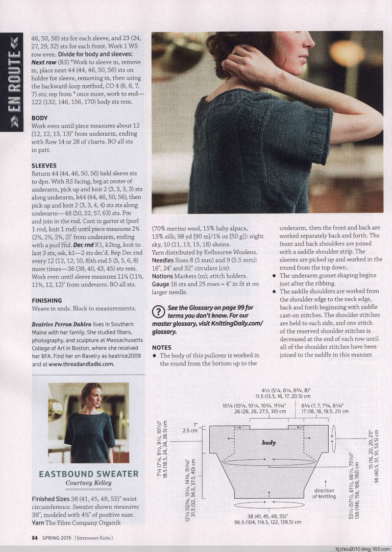 Interweave Knits - Spring 2015 - 紫蘇 - 紫蘇的博客