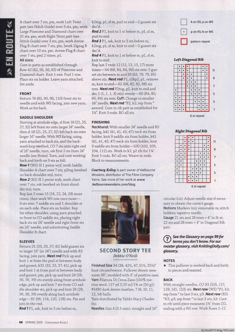 Interweave Knits - Spring 2015 - 紫蘇 - 紫蘇的博客