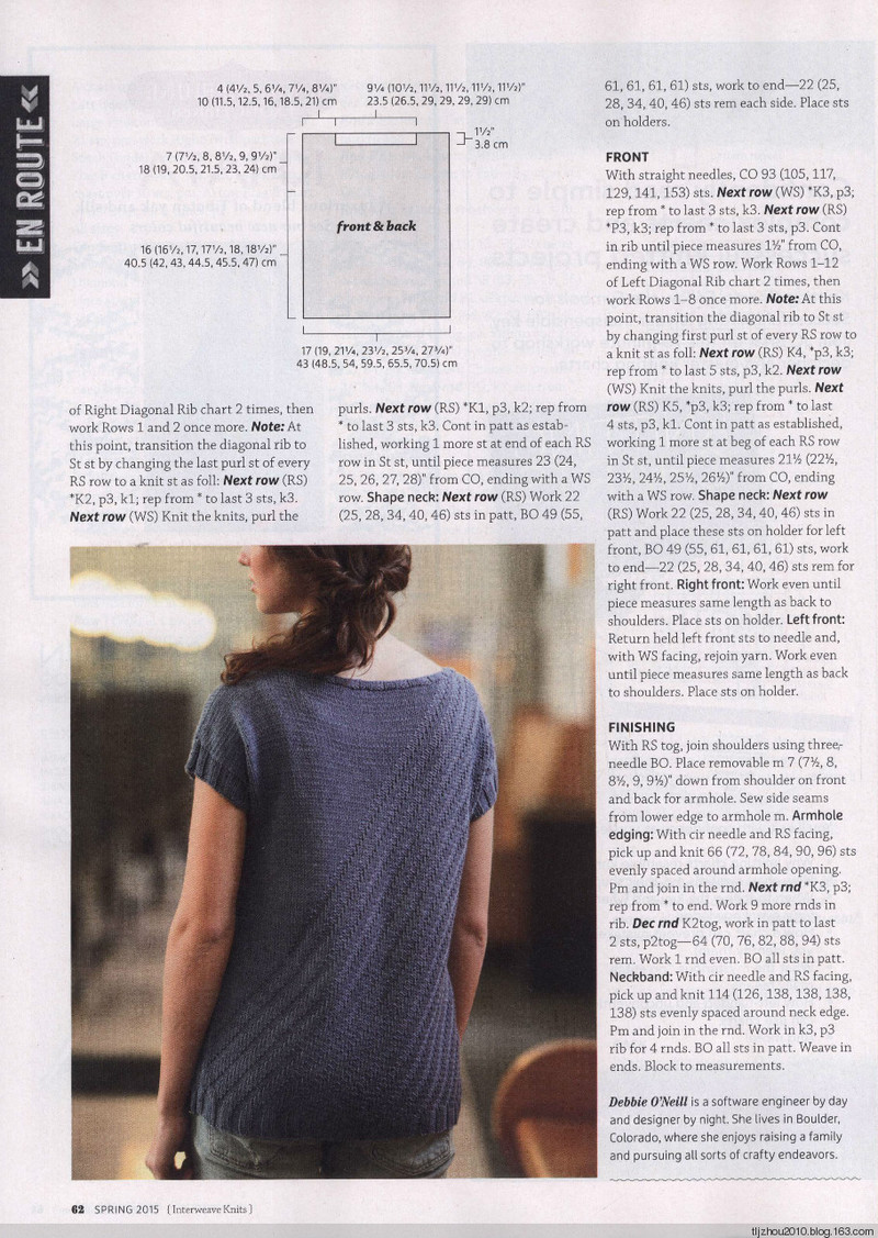 Interweave Knits - Spring 2015 - 紫蘇 - 紫蘇的博客