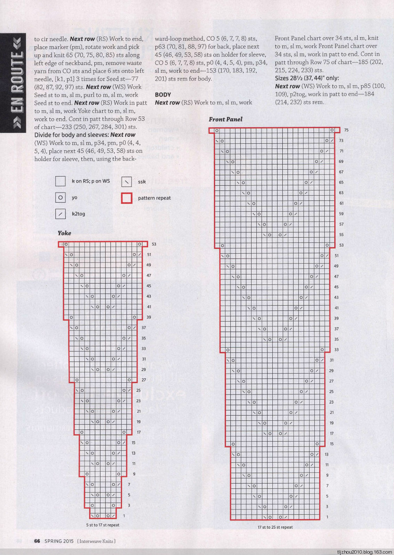 Interweave Knits - Spring 2015 - 紫蘇 - 紫蘇的博客