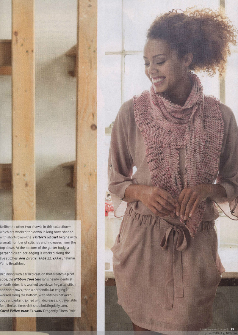 Interweave Knits - Spring 2015 - 紫蘇 - 紫蘇的博客