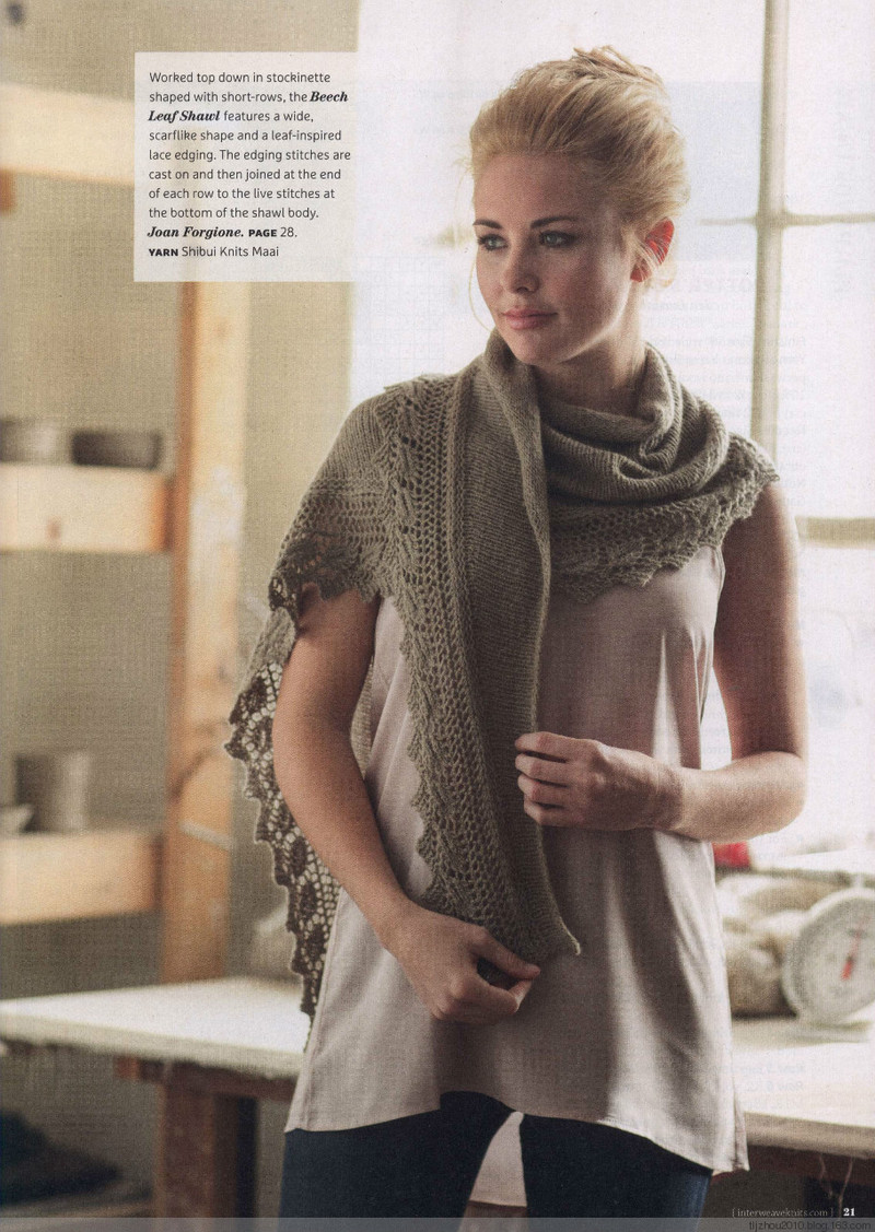 Interweave Knits - Spring 2015 - 紫蘇 - 紫蘇的博客