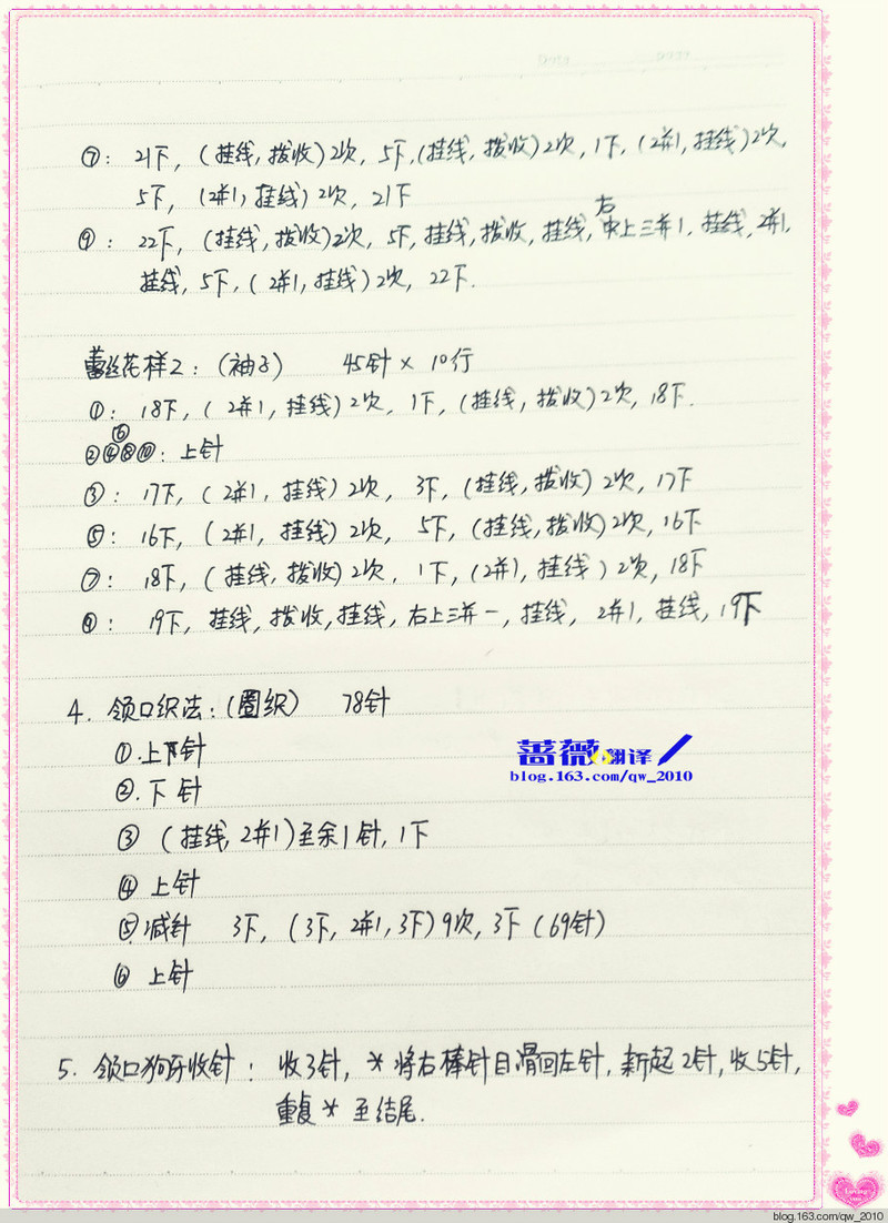 薔薇編譯——TUNIC（美美蕾絲套衫） - 薔薇 - 薔薇花開(kāi)