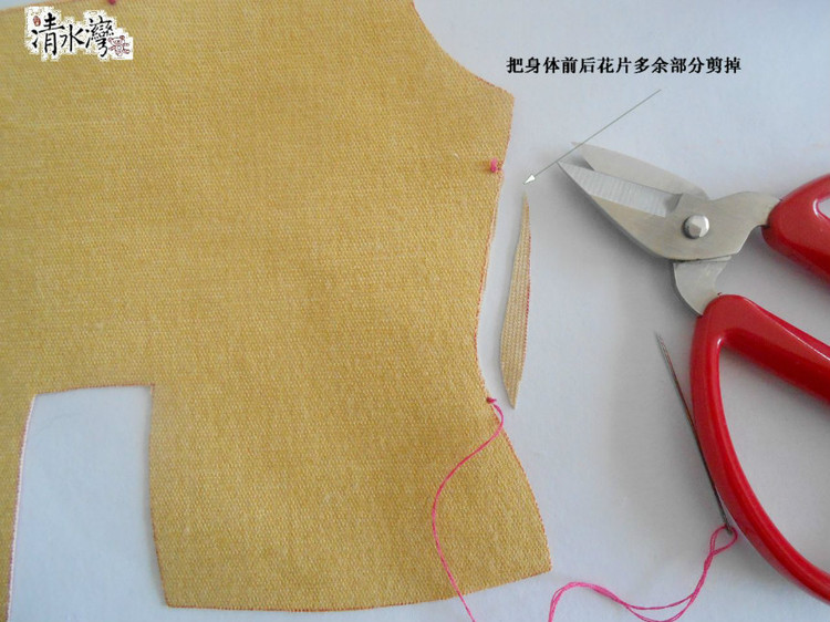清水灣原創(chuàng)布藝玩偶——七彩拼布狗狗  制作步驟 - 清水灣手工布藝 - 掬花在手,必有芬芳拂袖