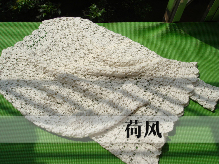 梨花淡白——羊毛羊絨長(zhǎng)袖鉤衣 - 七月.荷風(fēng) - 水殿風(fēng)來(lái)