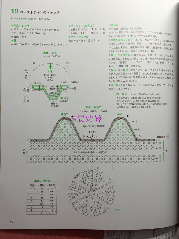 展娉婷新年禮物第二發(fā)：簡(jiǎn)單！鉤針編織孩子喜歡的水果·蔬菜·甜點(diǎn)帽子 - 展娉婷 - 展娉婷的鉤針世界