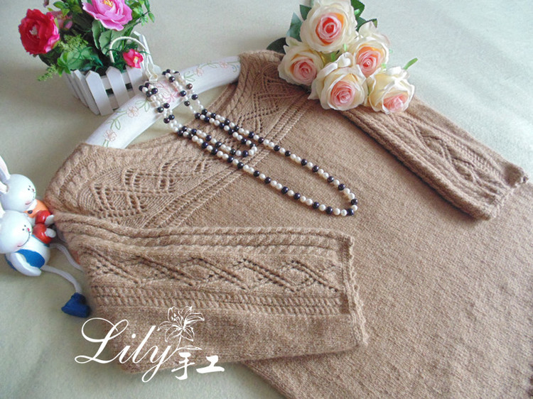 【Lily手工】--米蘭--鏈條小羊駝簡易套衫--指間紗群作業(yè)款 - Lily - Lily的手工編織天地