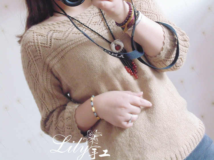【Lily手工】--米蘭--鏈條小羊駝簡易套衫--指間紗群作業(yè)款 - Lily - Lily的手工編織天地