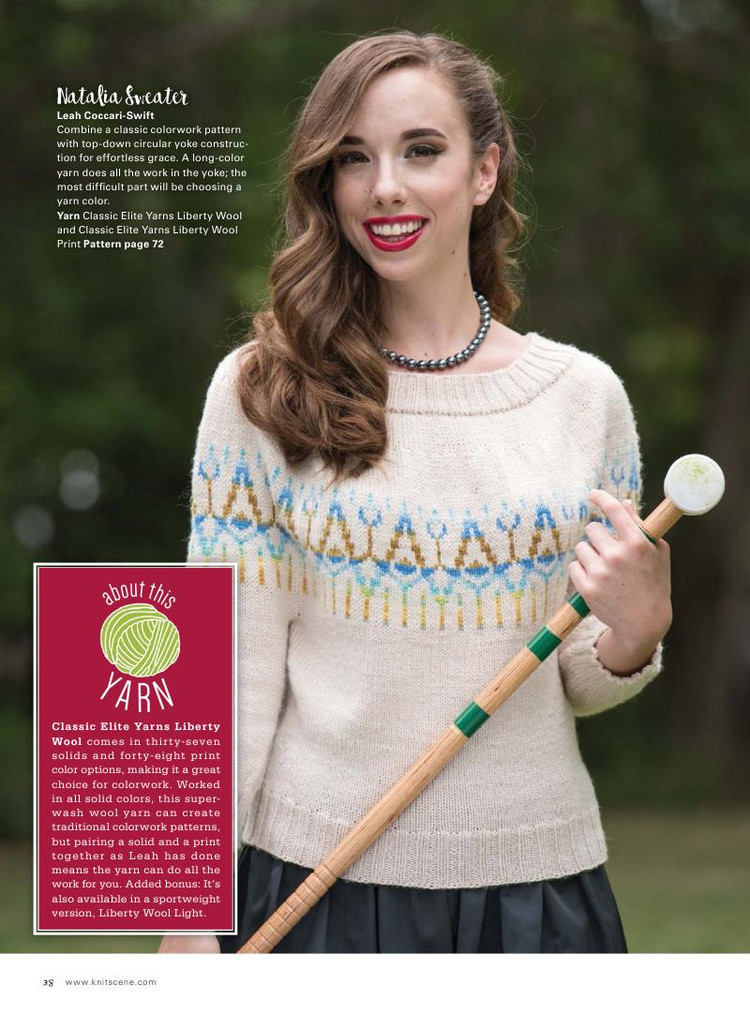 Knitscene  Spring 2016 - 輕描淡寫 - 輕描淡寫