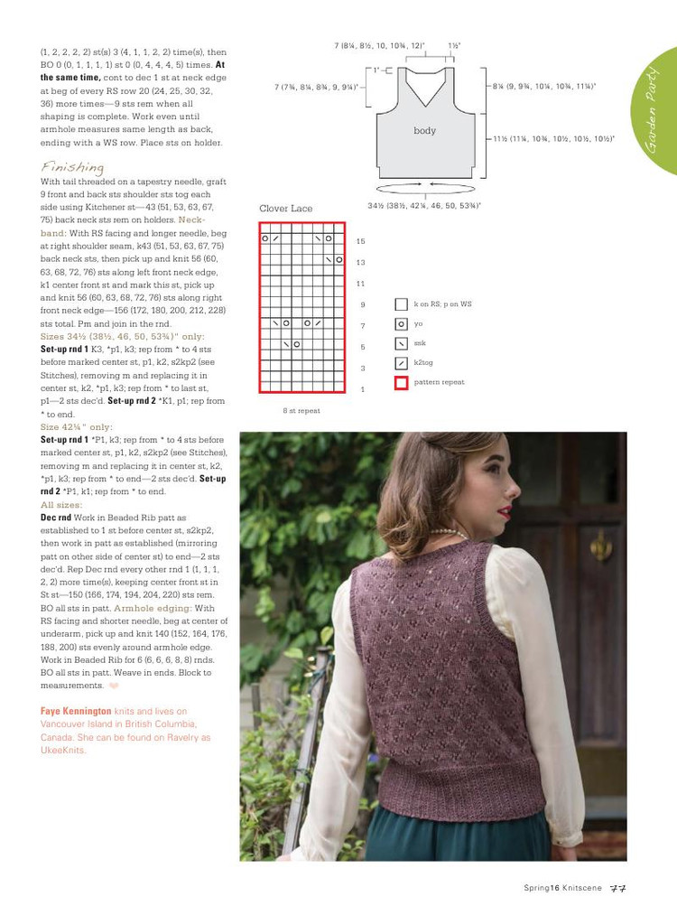 Knitscene  Spring 2016 - 輕描淡寫 - 輕描淡寫