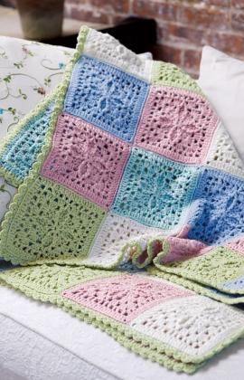 Crochet Refreshing Throw - free pattern