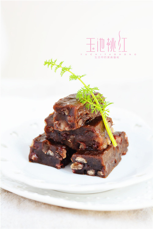 糯香紅豆涼糕——簡單易做又好吃 - 玉池桃紅 - 玉池桃紅的博客