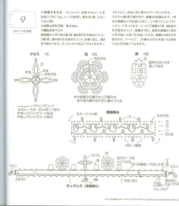 風(fēng)工房精美蕾絲鉤編(全） - 壹一 - 壹一的博客