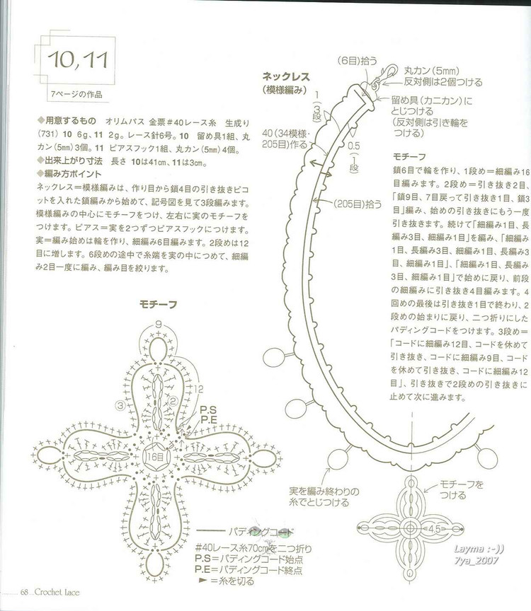 風(fēng)工房精美蕾絲鉤編(全） - 壹一 - 壹一的博客