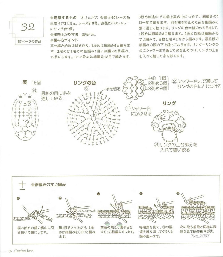 風(fēng)工房精美蕾絲鉤編(全） - 壹一 - 壹一的博客
