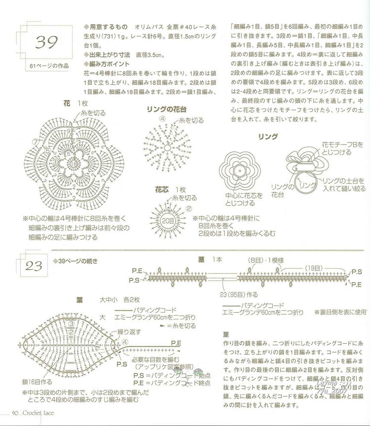 風(fēng)工房精美蕾絲鉤編(全） - 壹一 - 壹一的博客