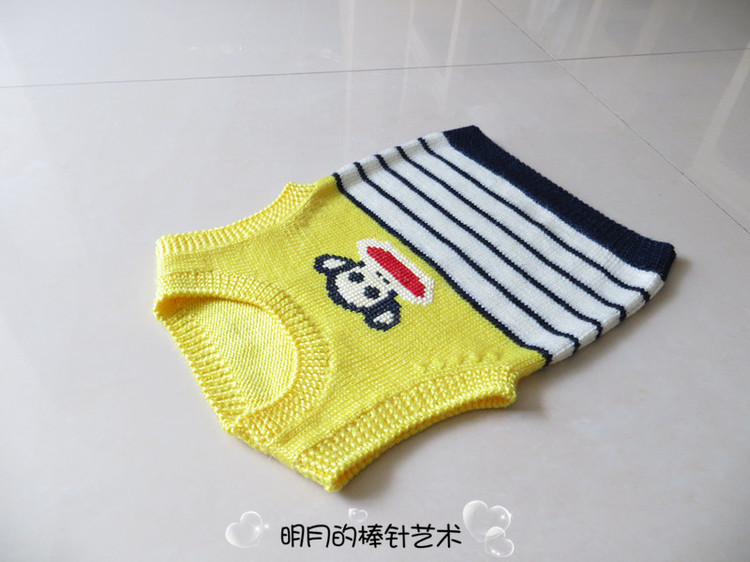 漂亮搭色 大嘴猴 背心（視頻） - 明月的棒針?biāo)囆g(shù) - 明月的棒針?biāo)囆g(shù)