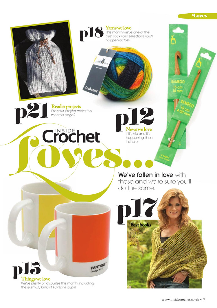 Inside Crochet Issue 21 2011 - 輕描淡寫(xiě) - 輕描淡寫(xiě)