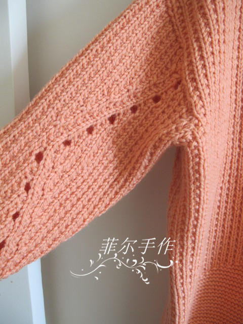 【菲爾手作】大牌開衫季之桔梗---清新糖果色oversize外套（美圖+女兒秀) - 菲爾 - 菲爾的編織博客