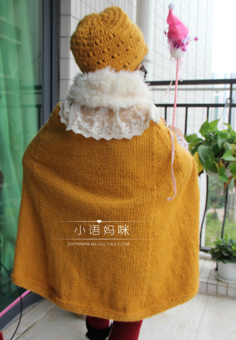 【小語(yǔ)媽咪】麥田里的守望---圣誕節(jié)禮物-經(jīng)典百搭兒童款斗篷（2015-36） - ☆小語(yǔ)媽咪♂  - ☆小語(yǔ)媽咪♂