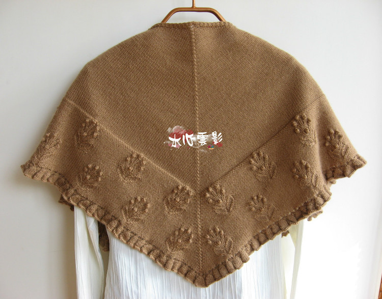Olivia Shawl（棒針練習(xí)） - 水心云影 - 水心云影的博客