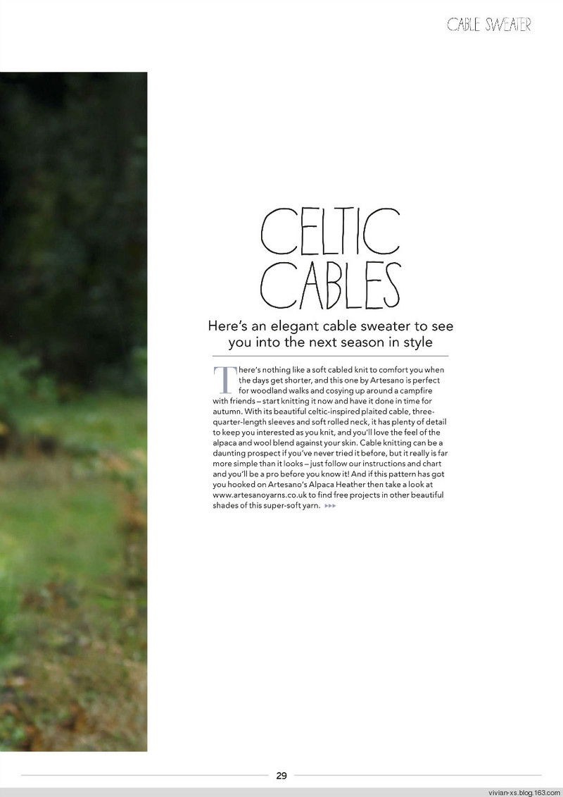 Celtic Cables(Twist It - Autumn 2015) - Vivian - Vivian天天向尚