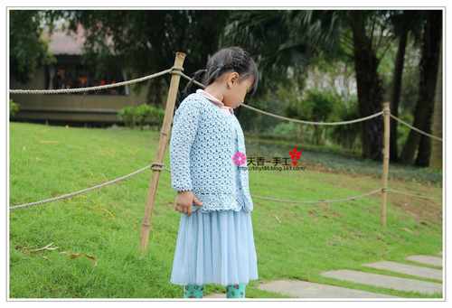 蘭汐兒~~~清涼棉---紗網(wǎng)背心裙---021 - 碧海---纏夢(mèng) - 天香手編工作室