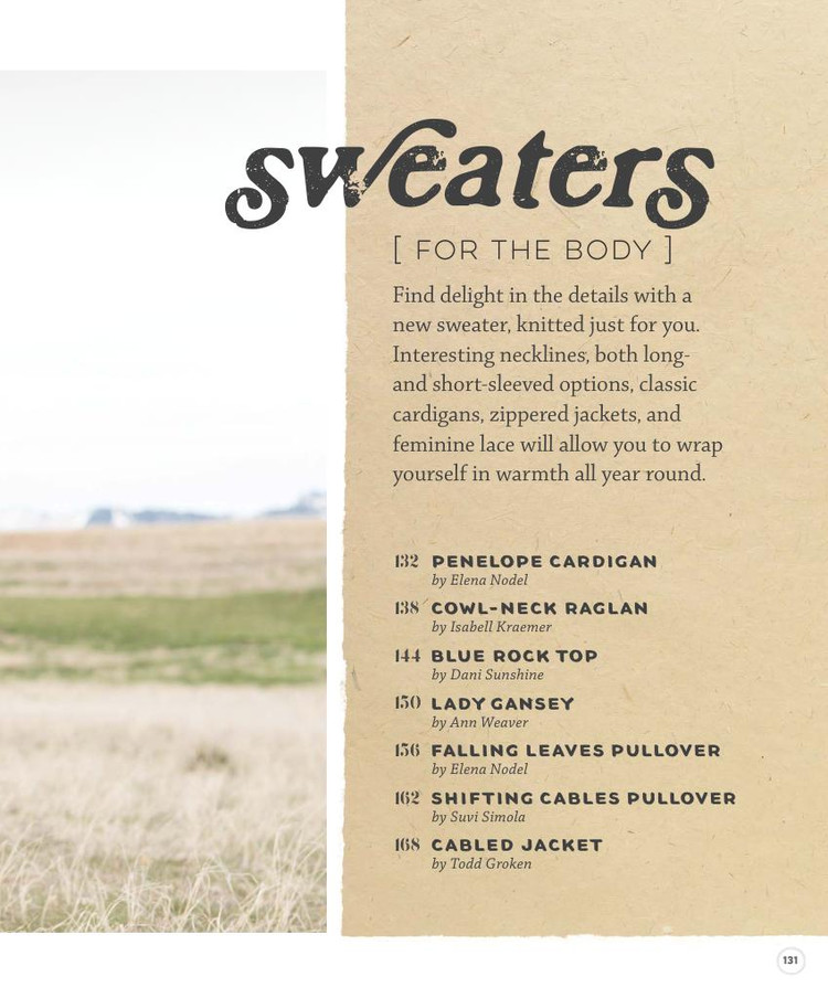 Wanderlust :46 Modern Knits for Bohemian Style - 輕描淡寫 - 輕描淡寫