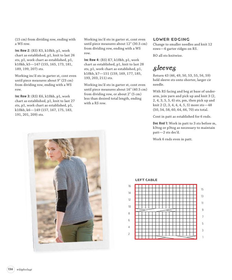 Wanderlust :46 Modern Knits for Bohemian Style - 輕描淡寫 - 輕描淡寫