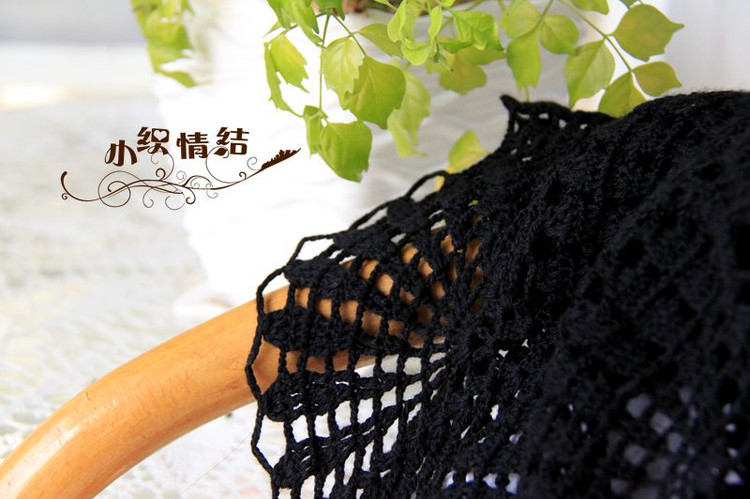 黑羽之舞----意毛披肩 - 小織情結 - lee小織兒的手作時間