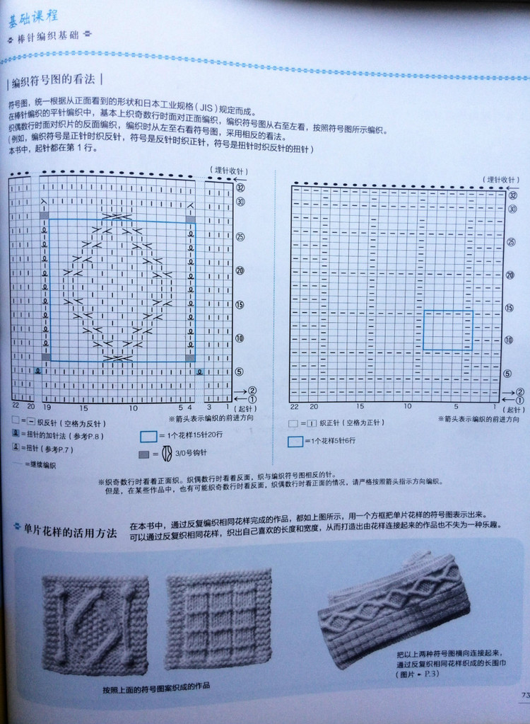 可單片使用的100種北歐風(fēng)棒針編織花樣 - 壹一 - 壹一的博客