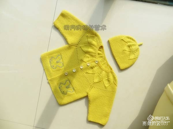 經(jīng)典葉子1：中性寶寶2件套（2個(gè)視頻）----明月的棒針?biāo)囆g(shù) - 九色鹿旗艦店 - 九色鹿的BLOG