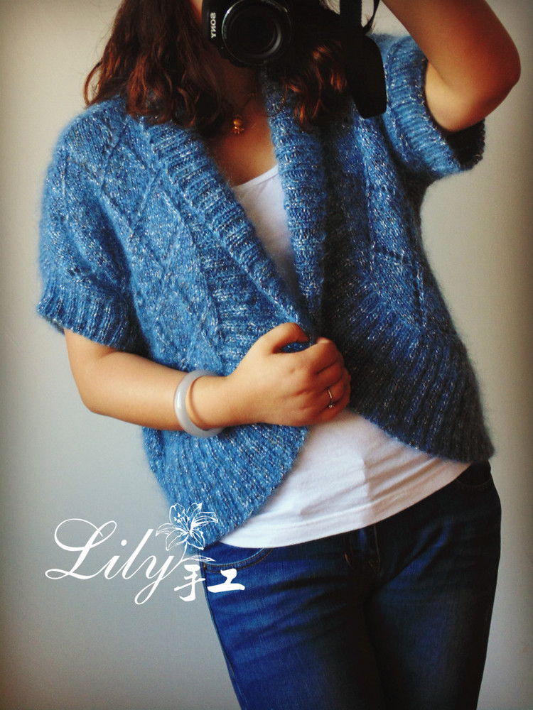 【Lily手工】--嫻雅--鉆石馬海優(yōu)雅坎肩 - Lily - Lily的手工編織天地
