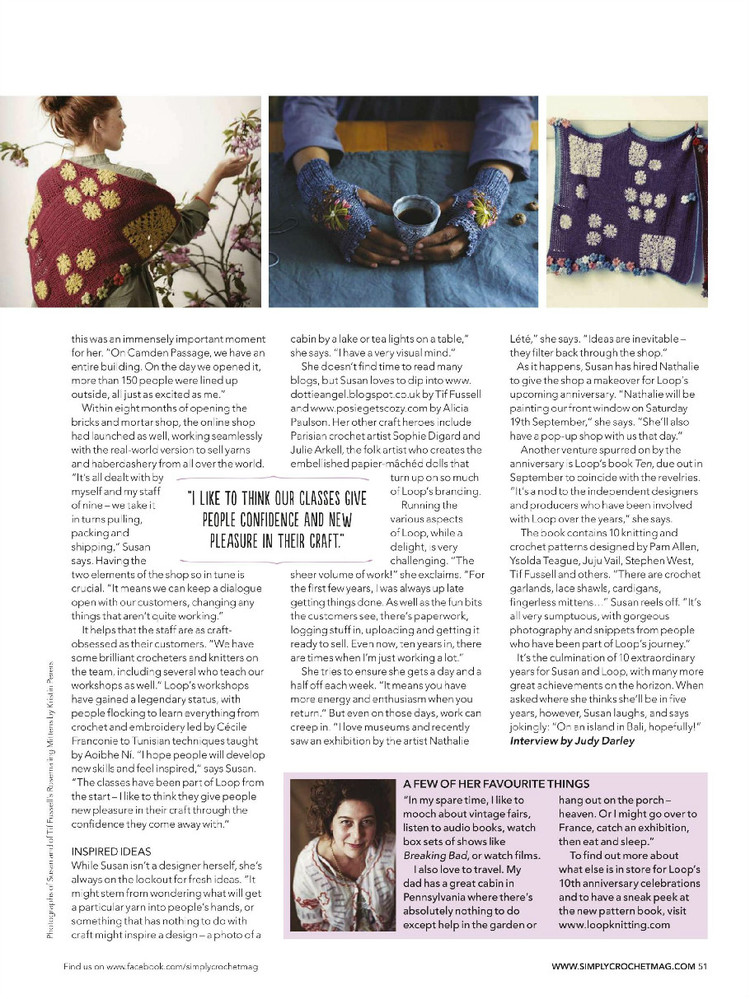 Simply Crochet  Issue 36 2015 - 輕描淡寫 - 輕描淡寫