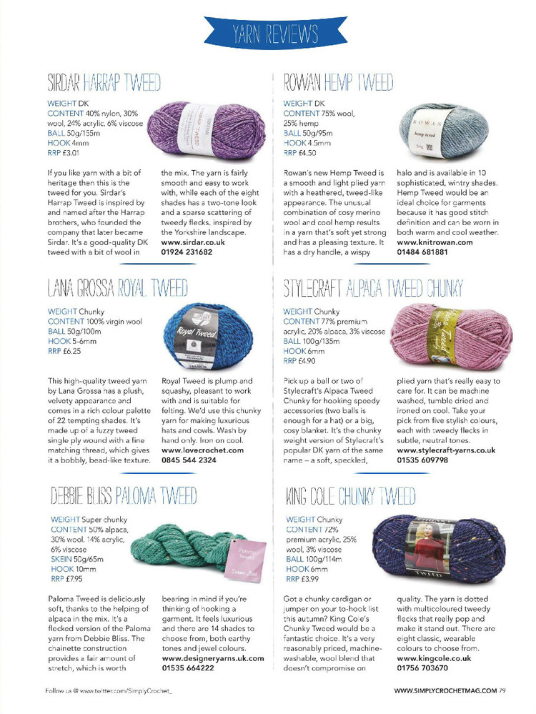 Simply Crochet  Issue 36 2015 - 輕描淡寫 - 輕描淡寫