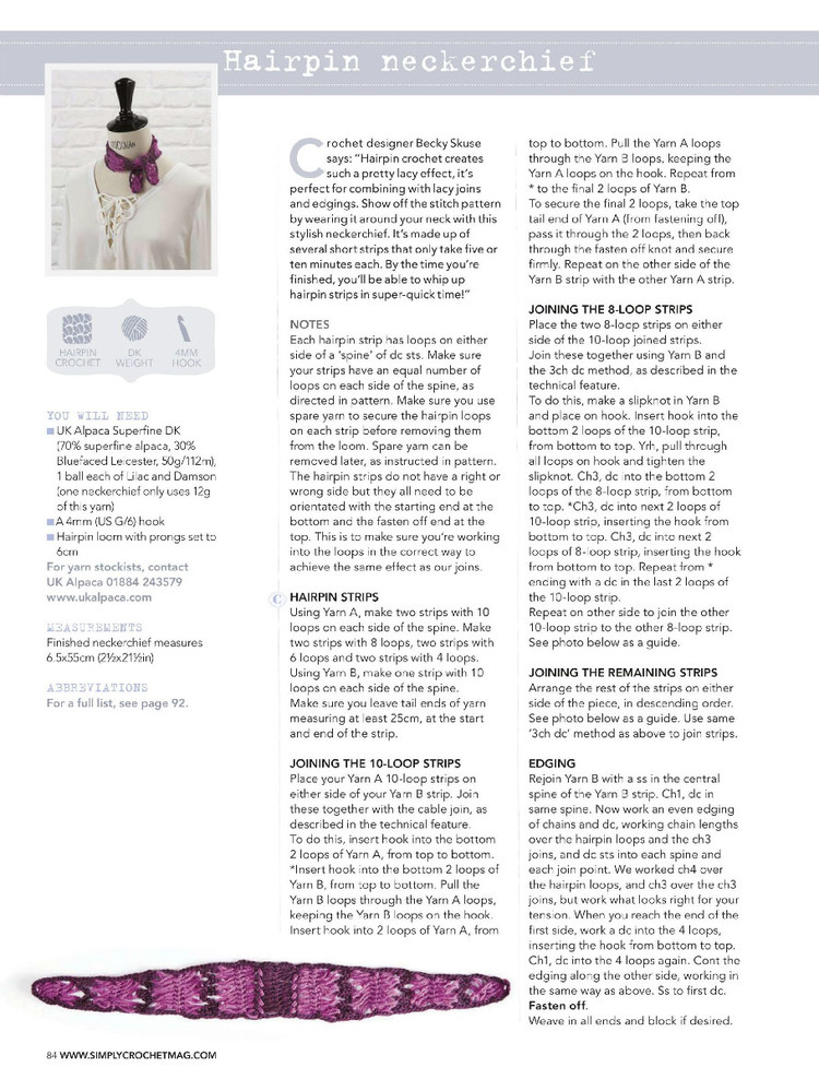 Simply Crochet  Issue 36 2015 - 輕描淡寫 - 輕描淡寫