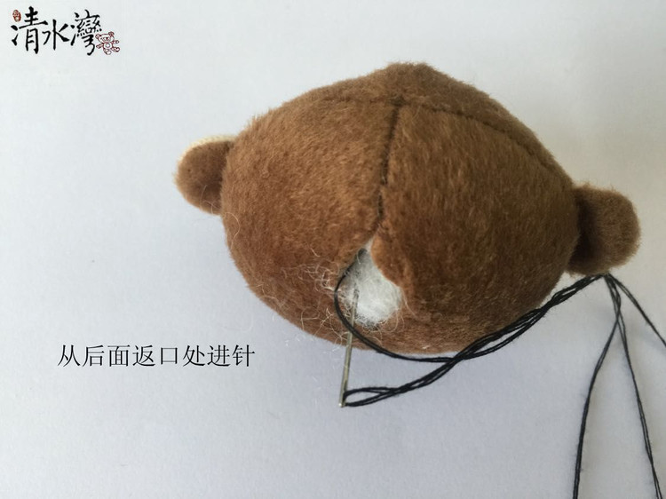 手工猴子發(fā)卡DIY免剪材料包猴頭馬尾劉海夾  高約5厘米 - 清水灣手工布藝 - 掬花在手,必有芬芳拂袖